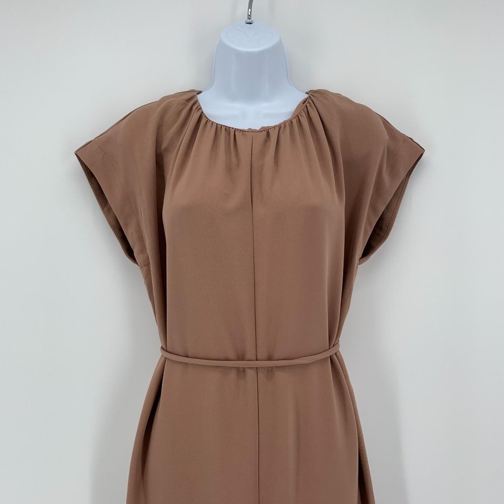 NWT Prologue Brown Cap Sleeve Ankle Jumpsuit Size Small - Picture 2 of 6
